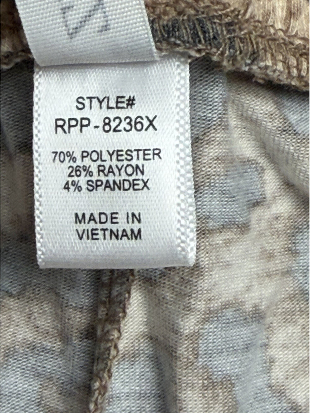 ZENANA OUTFITTERS Leopard Print Knit Harem Joggers NEW IN PACKAGE Size 1X - Picture 8 of 13